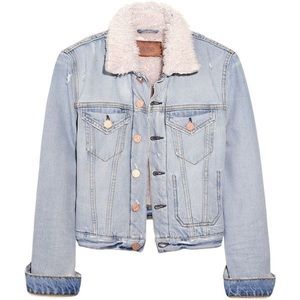 Acne Studios Denim Sherpa Jacket